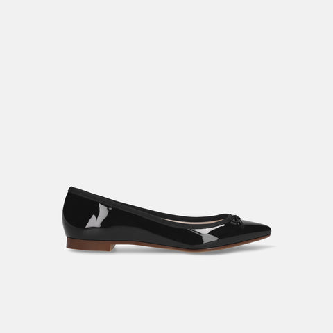 10% OFF: 2024SSBI: Pointed Toe Flat Ballet Shoes (1333) Black E