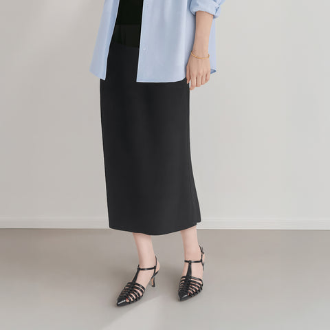 30%OFF：2025SS：ポインテッドトゥ グルカサンダル 5.5cmヒール（m55207）ブラック/mamian（マミアン）