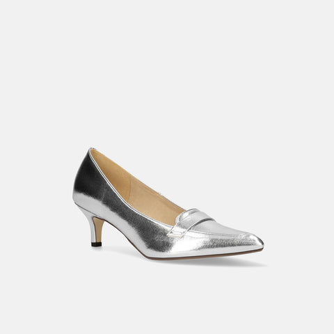 10% OFF: 2024SSBI: Loafer style pumps (5725) Silver